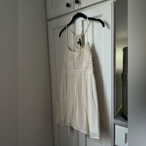 American Eagle Outfitters Cream Lace Top